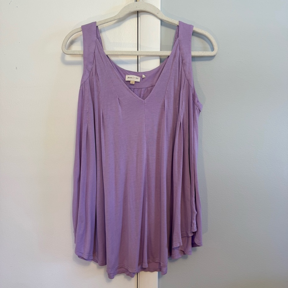Meadow Rue Anthropologie Lilac Tank Top